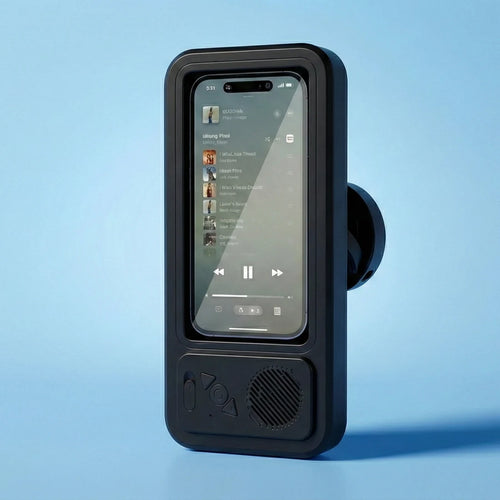 מגן בוקסה לנייד - מארז מקלחת אטום IP67 עם רמקול Bluetooth